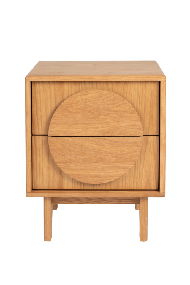 Oak Bedside Table | Zuiver Groove | OROA.com
