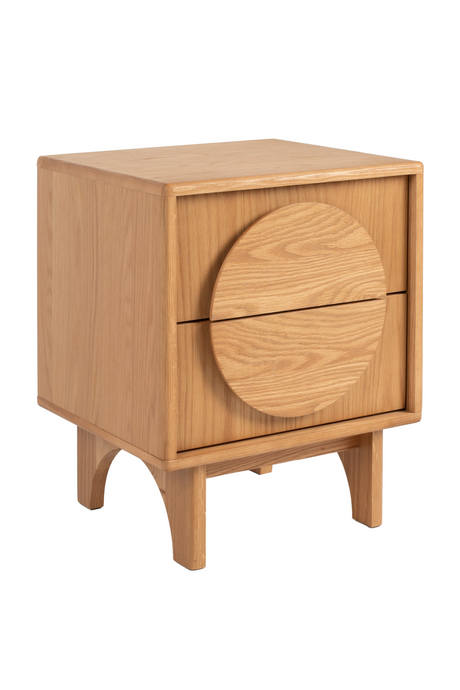 Oak Bedside Table | Zuiver Groove | OROA.com