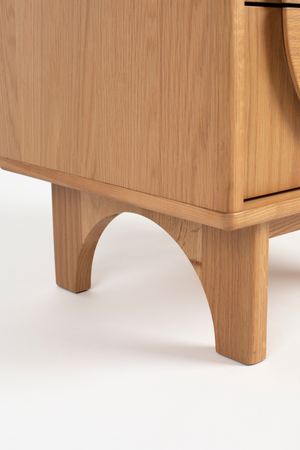 Oak Bedside Table | Zuiver Groove | OROA.com