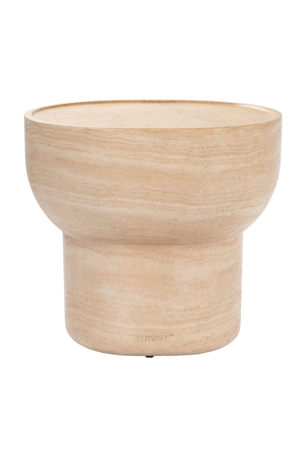 Minimalist Travertine Side Table | Zuiver Noble | OROA.com