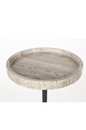 Brown Marble Side Table | Zuiver Cocktail | OROA.com