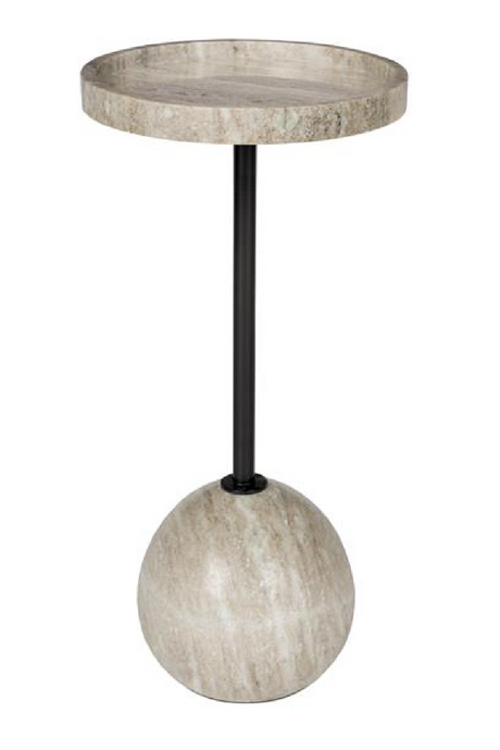 Brown Marble Side Table | Zuiver Cocktail | OROA.com