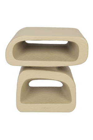 Beige Resin Side Table | Zuiver Eddy | OROA.com