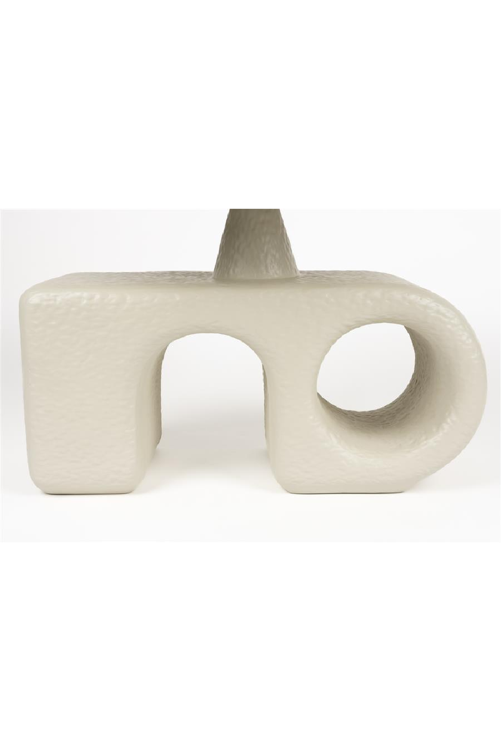 Beige Sculptural Side Table | Zuiver Hermit | OROA.com