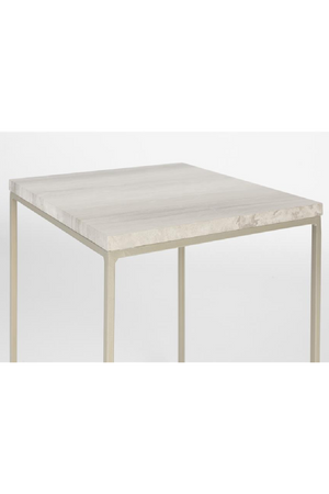 Gray Marble Side Table | Zuiver Stray | OROA.com