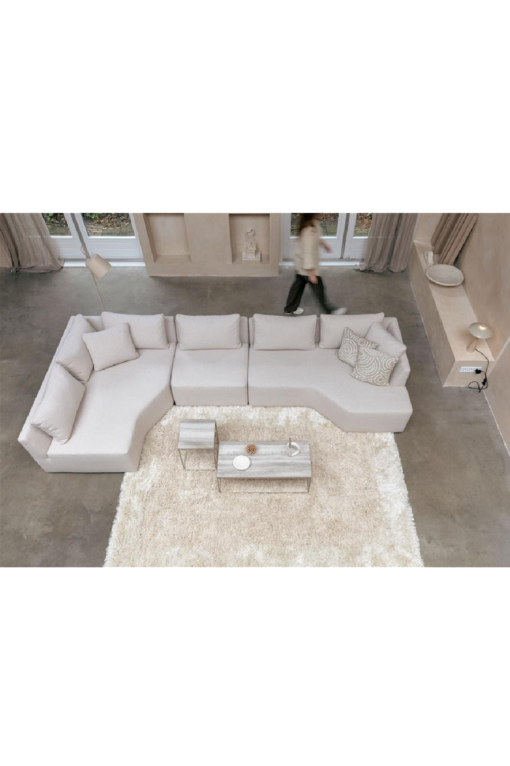 Gray Marble Side Table | Zuiver Stray | OROA.com