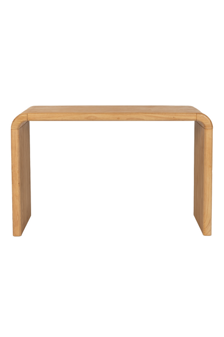 Oak Curved Console Table | Zuiver Brave | OROA.com