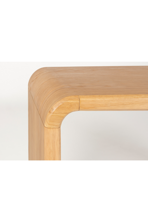 Oak Curved Console Table | Zuiver Brave | OROA.com