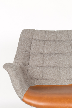 Brown Upholstered Accent Chair | Zuiver Doulton | OROA.com