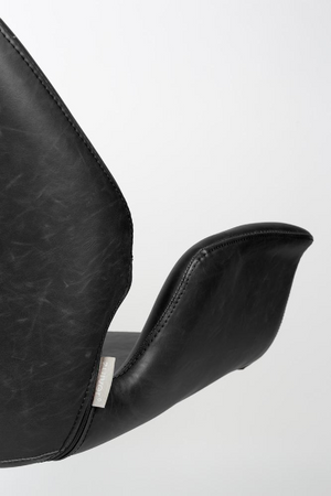 Leather Swivel Lounge Chair | Zuiver Nikki | Oroa.com