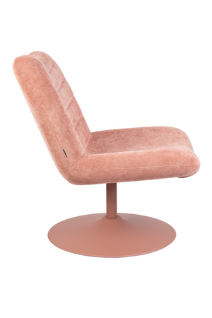 Upholstered Pedestal Lounge Chair | Zuiver Bubba | OROA.com