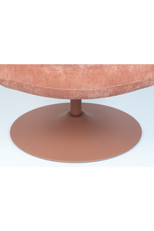 Upholstered Pedestal Lounge Chair | Zuiver Bubba | OROA.com