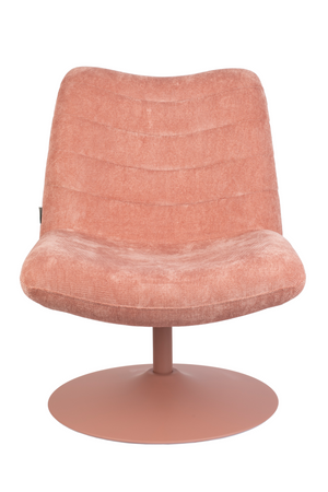 Upholstered Pedestal Lounge Chair | Zuiver Bubba | OROA.com