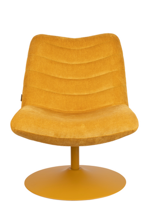 Upholstered Pedestal Lounge Chair | Zuiver Bubba | OROA.com