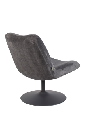 Upholstered Pedestal Lounge Chair | Zuiver Bubba | OROA.com