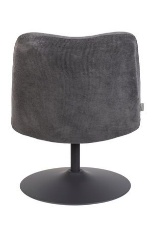Upholstered Pedestal Lounge Chair | Zuiver Bubba | OROA.com