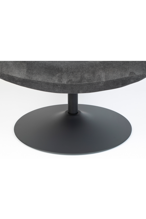 Upholstered Pedestal Lounge Chair | Zuiver Bubba | OROA.com