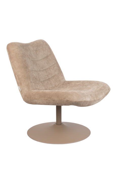   Upholstered Pedestal Lounge Chair | Oroa.com