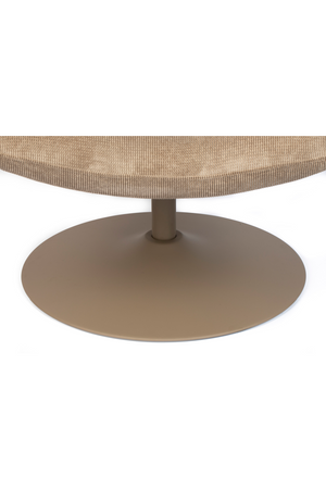 Upholstered Pedestal Lounge Chair | Zuiver Bubba | OROA.com