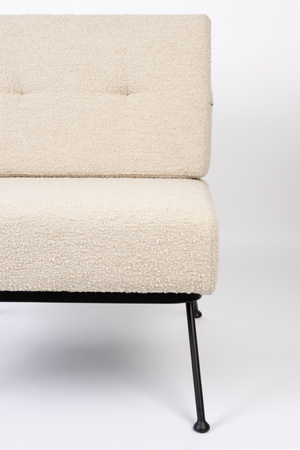 Beige Minimalist Lounge Chair | Zuiver Bowie | OROA.com