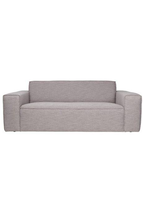 Gray Upholstered 2.5-Seater Sofa | Zuiver Bor | OROA.com