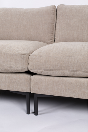 Upholstered 3-Seater Sofa | Zuiver Summer | Oroa.com