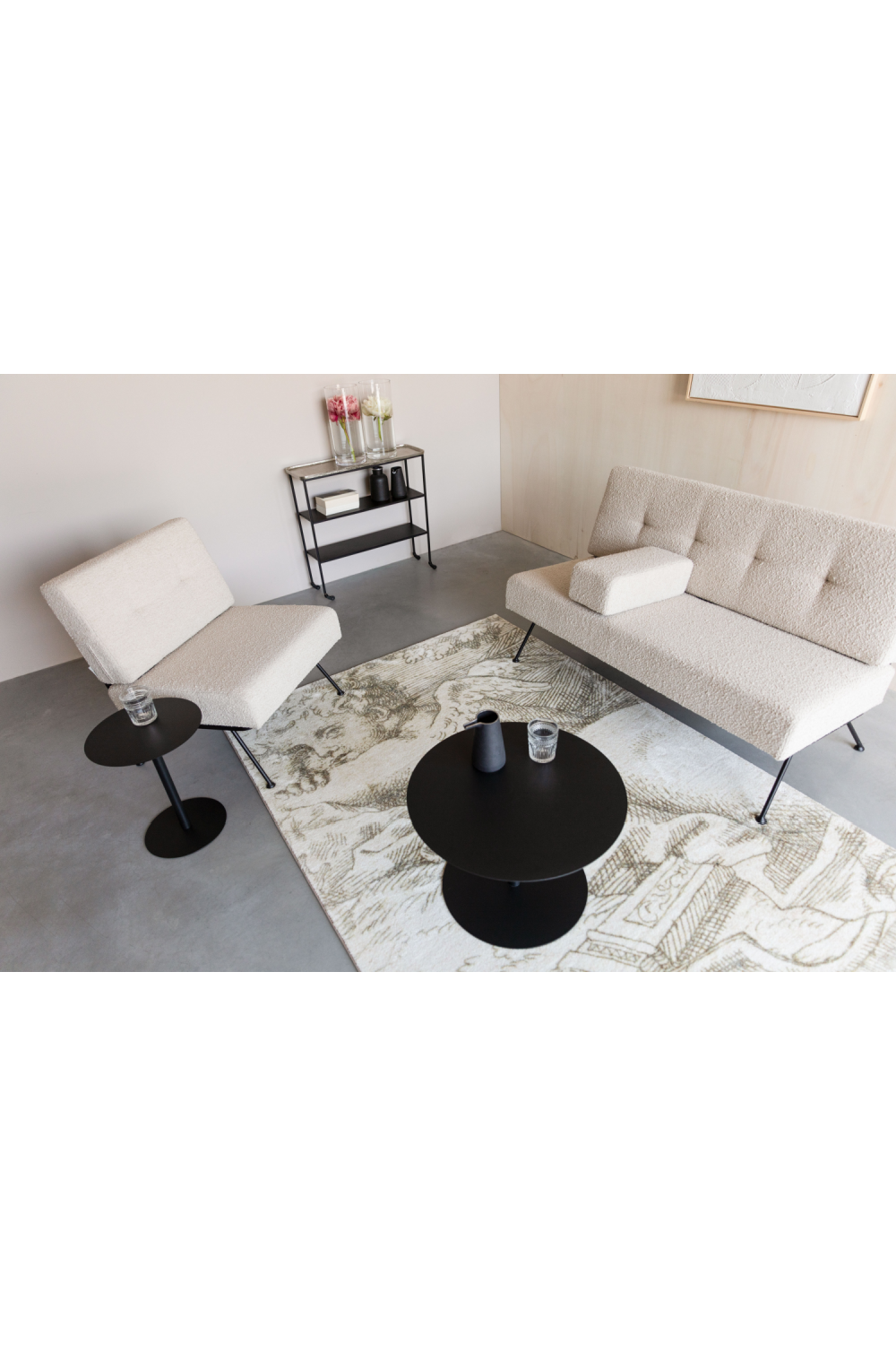 Beige Minimalist Sofa | Zuiver Bowie | OROA.com