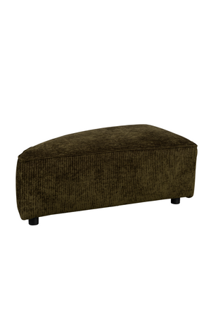 Green Upholstered Pouf | Zuiver Hunter | OROA.com
