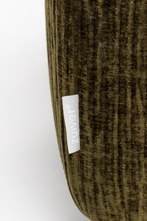 Green Upholstered Pouf | Zuiver Hunter | OROA.com