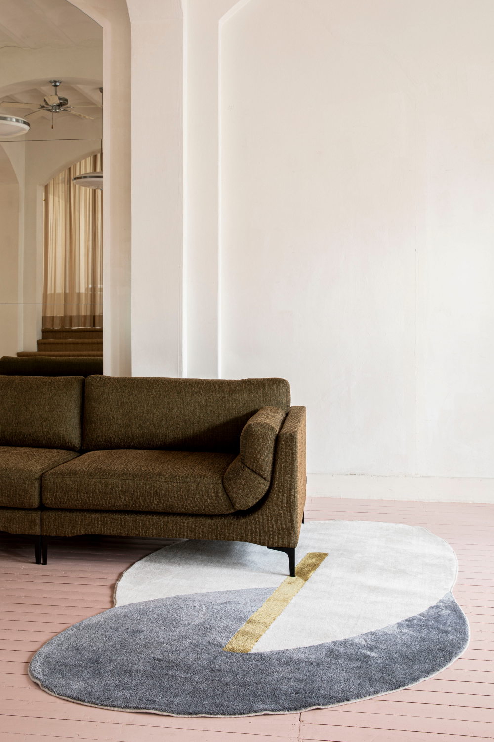 Fabric Upholstered Modern Sofa | Zuiver Balcony | OROA.com