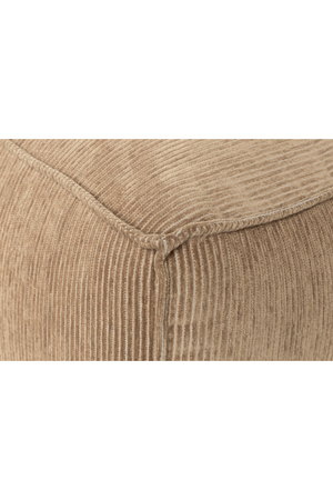 Brown Ribcord Sectional Sofa | Zuiver Fat Freddy | OROA.com