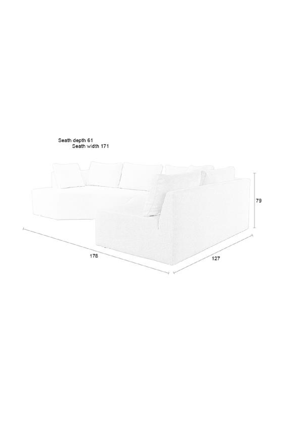 Modern Right Modular Sofa | Zuiver Prosper  | OROA.com