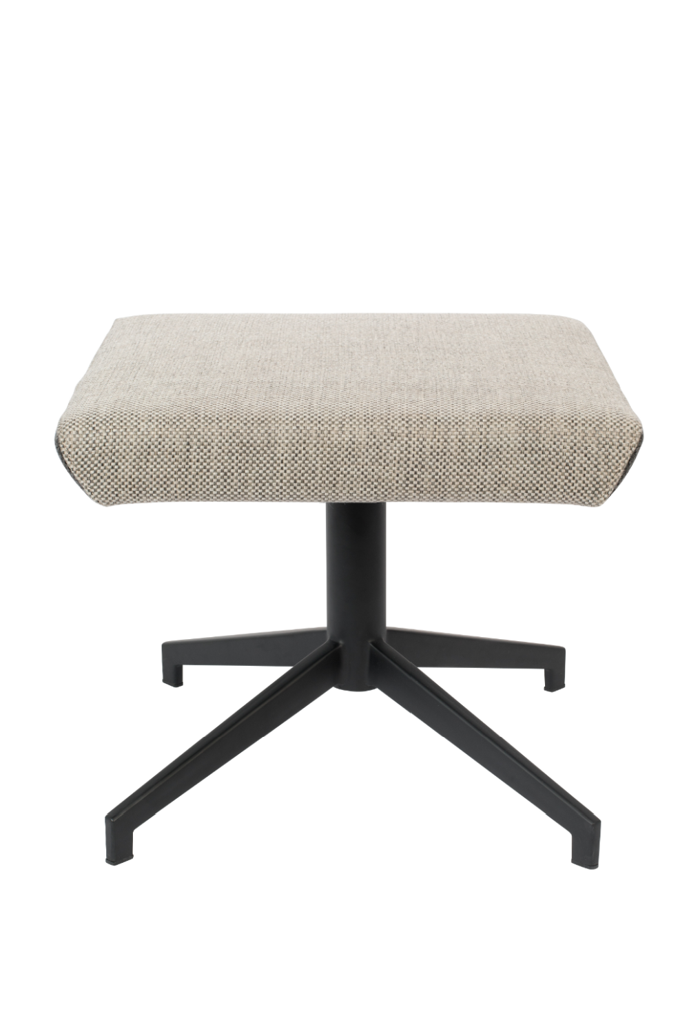 Light Gray Upholstered Ottoman | Zuiver Uncle Jesse | OROA.com