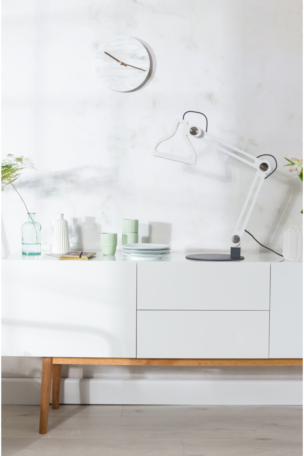 White Wooden Cabinet | Zuiver High On | OROA.com