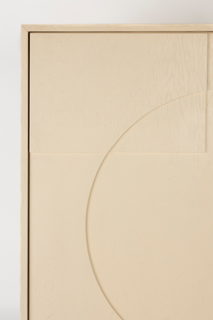 Beige Oak Modern Cabinet | Zuiver Faces | OROA.com