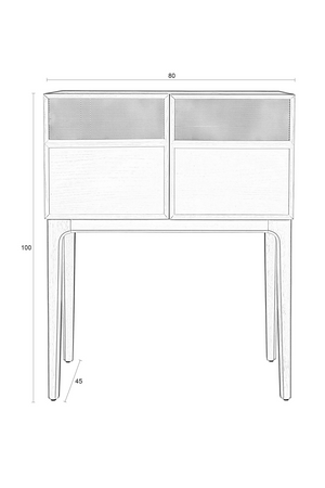 Oak Modern Cabinet | Zuiver June | OROA.com