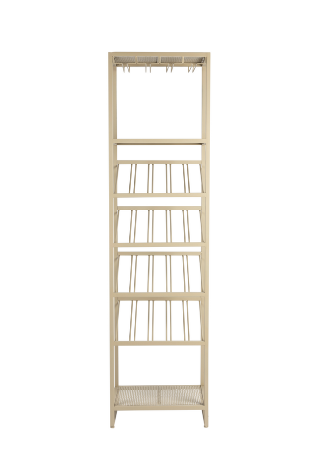 Beige Metal Wine Shelf S | Zuiver Cantor | OROA.com