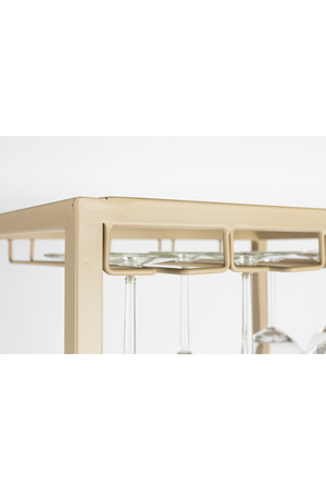 Beige Metal Wine Shelf S | Zuiver Cantor | OROA.com