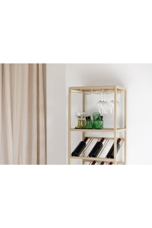 Beige Metal Wine Shelf S | Zuiver Cantor | OROA.com