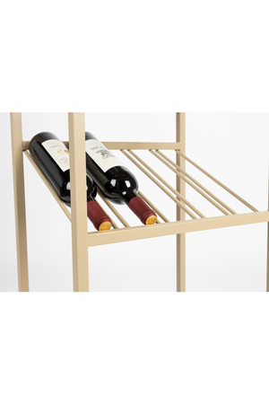 Beige Metal Wine Shelf S | Zuiver Cantor | OROA.com