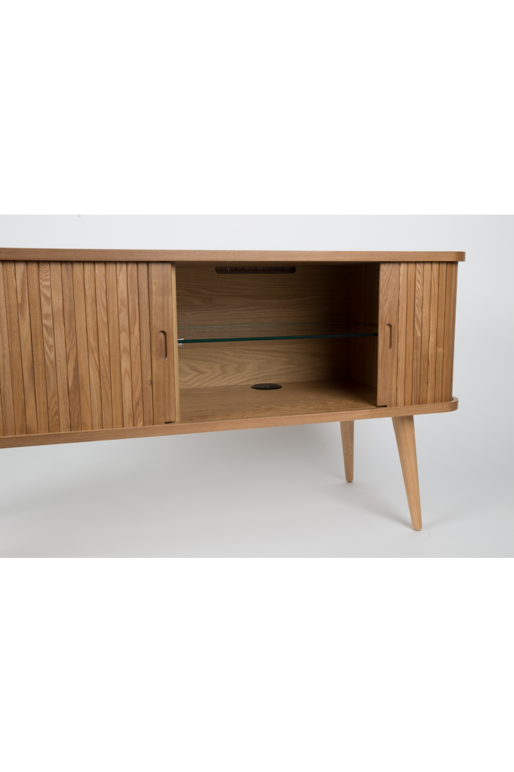 Tambour Sliding Doors Sideboard | Zuiver Barbier | Oroa.com