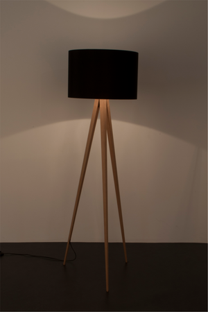 Wooden Leg Floor Lamp | Zuiver Tripod | Oroa.com
