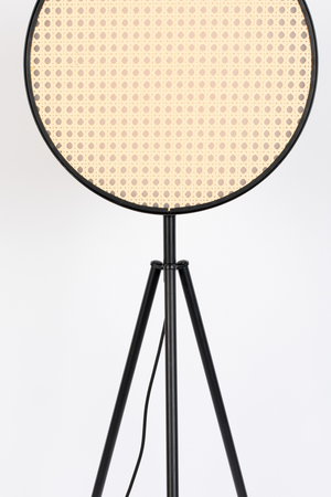 Round Rattan Tripod Floor Lamp | Zuiver Sien | OROA.com
