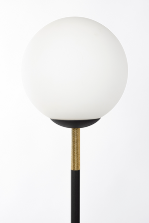 Glass Orb Modern Floor Lamp | Zuiver Orion Charge | OROA.com