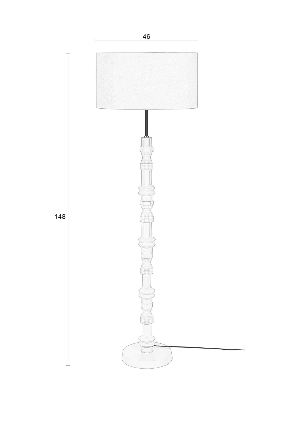 Modern Classic Floor Lamp | Zuiver Totem | Oroa.com