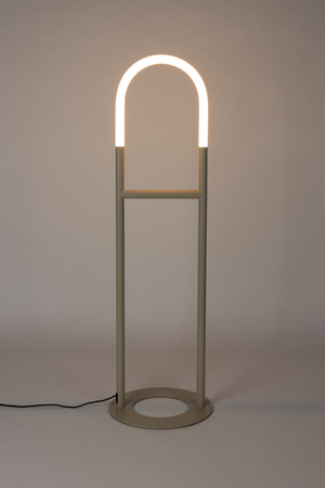 Sculptural Beige Floor Lamp | Zuiver Arch | OROA.com