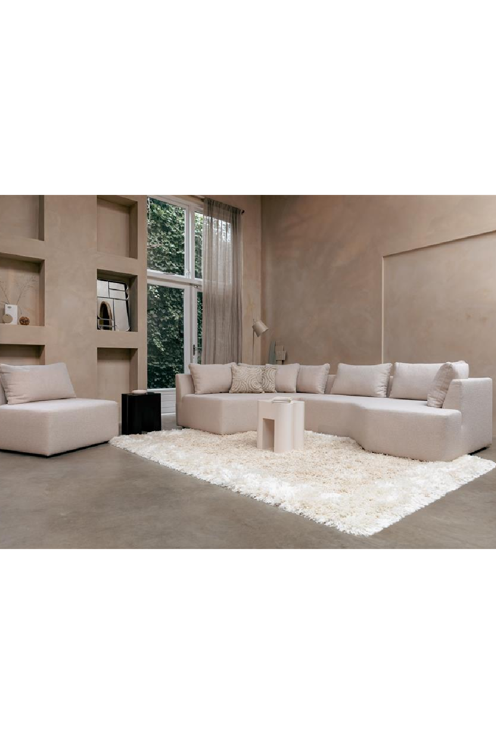 Beige Metal Floor Lamp | Zuiver Buckle Head | OROA.com