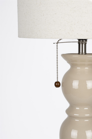 Beige Ceramic Floor Lamp | Zuiver Brew | OROA.com