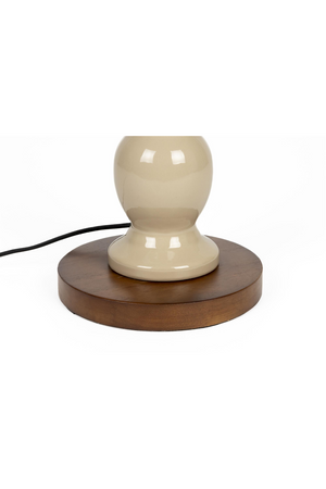 Beige Ceramic Floor Lamp | Zuiver Brew | OROA.com