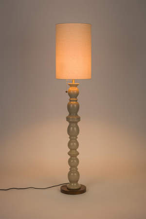 Beige Ceramic Floor Lamp | Zuiver Brew | OROA.com